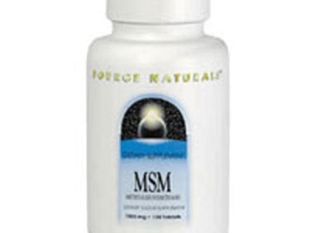 MSM (Methylsulfonylmethane) with Vitamin C 60 Tabs By Source Naturals Cheap