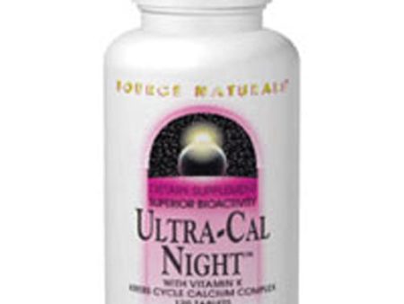 Ultra-Cal Night Calcium Complex 120 Tabs By Source Naturals Supply