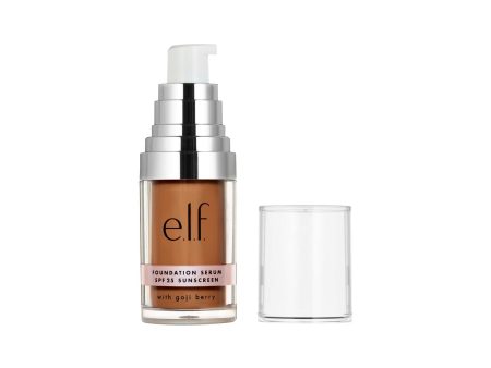 ELF BEAUTIFULLY BARE FOUNDATION SERUM SPF 25 Medium   Dark Online now