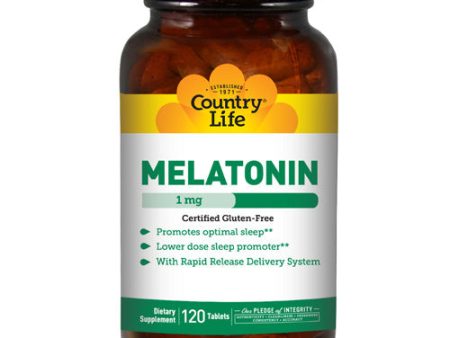 Melatonin (Rapid Release) 120 Tabs By Country Life Discount