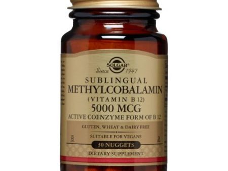 Methylcobalamin (Vitamin B12) 30 Nuggets By Solgar Supply