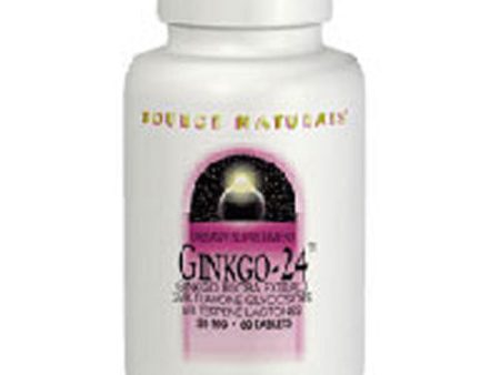 Ginkgo-24 Biloba Extract 120 Tabs By Source Naturals Online Sale