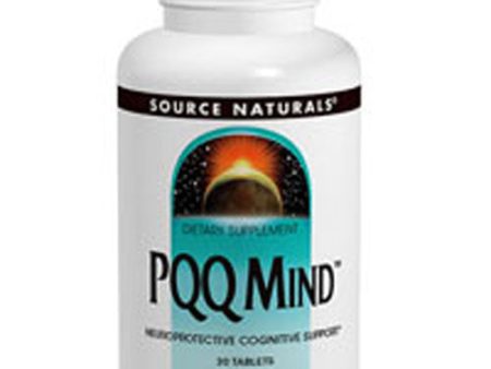 PQQ Mind 30 Tabs By Source Naturals Online Hot Sale