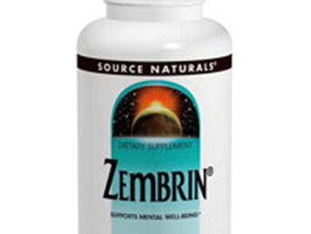 Zembrin 30 Tab By Source Naturals Online