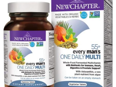 Every Man One Daily  55 Plus 72 Veg Tabs By New Chapter on Sale