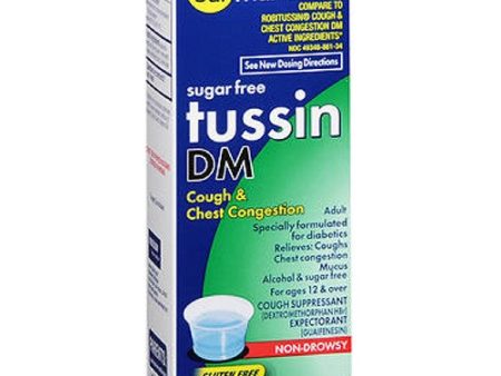 Sunmark Tussin Dm Cough & Chest Congestion Liquid Sugar Free 4 oz By Sunmark Cheap