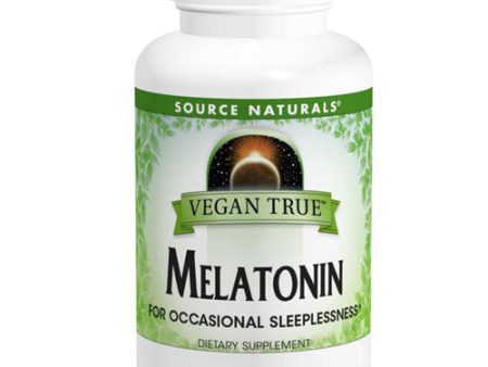 Vegan True Melatonin 60 Veg Caps By Source Naturals For Cheap