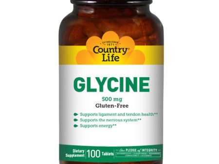 Glycine with B-6 100 Tabs By Country Life For Cheap