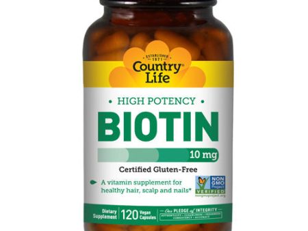 Biotin 120 CAPS By Country Life Discount