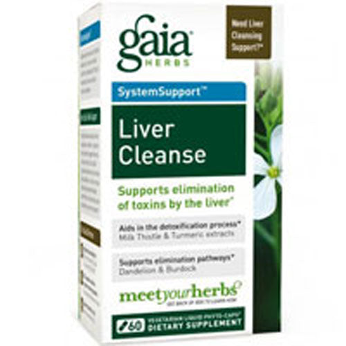 Liver Cleanse 60 Veggie Liquid Phyto-Caps By Gaia Herbs Online Sale