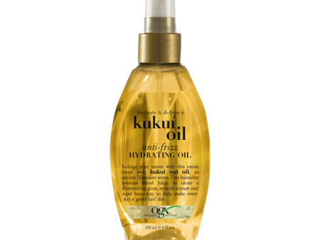 Ogx Kukui Oil Anti Frizz Hydrating Oil 118Ml Online Hot Sale