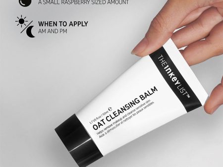 The Inkey List Oat Cleansing Balm Cleanser Mini 50Ml For Sale