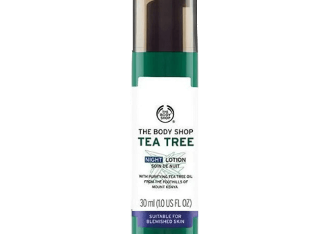 The Body Shop Tea Tree Night Lotion 30ml Hot on Sale