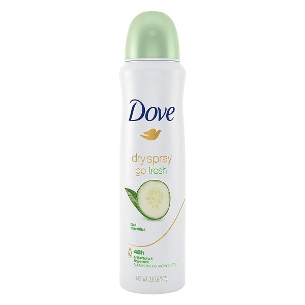 Dove Go Fresh Cool Essentials Anti-Perspirant Deodorant Dry Spray 3.8 oz Online Sale