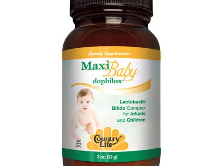 Maxi Baby-Dophilus 2 oz By Country Life on Sale