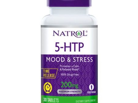 5-HTP Time Release 30 Tabs By Natrol on Sale