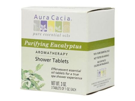 Shower Tablets Eucalyptus, 3 Tablets By Aura Cacia Cheap