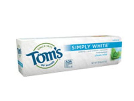 Simply White Toothpaste Clean Mint 4.7 oz By Tom s Of Maine Cheap