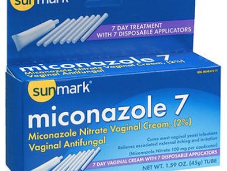 Sunmark Miconazole 7 Vaginal Antifungal Disposable Applicators 1.59 oz By Sunmark For Discount