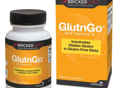 GlutnGo with Tolerase G 90 Caps By Bricker Labs Online Sale