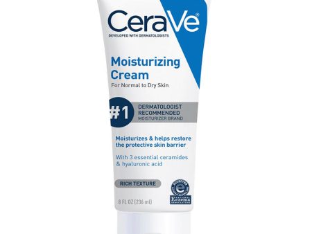 CeraVe Moisturizing Cream For Normal To Dry Skin #1 Dermatologist 236Ml For Discount