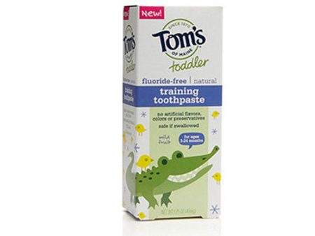 Toddler Training Toothpaste Mild Fruit, 1.75 Oz By Tom s Of Maine Sale