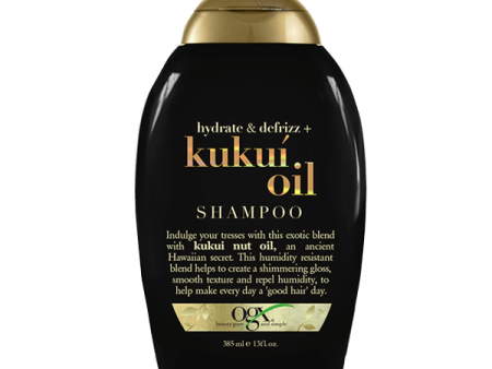 Ogx Hydrate & Defrizz + Kukui Oil Shampoo 385Ml Sale