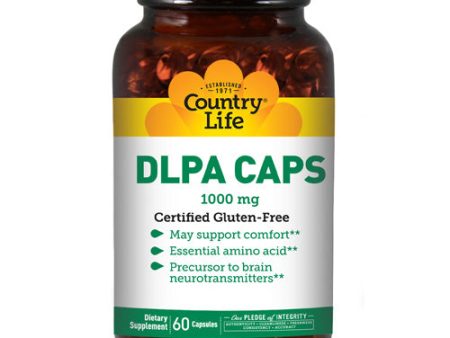 Dl-Phenylalanine 60 Caps By Country Life Sale