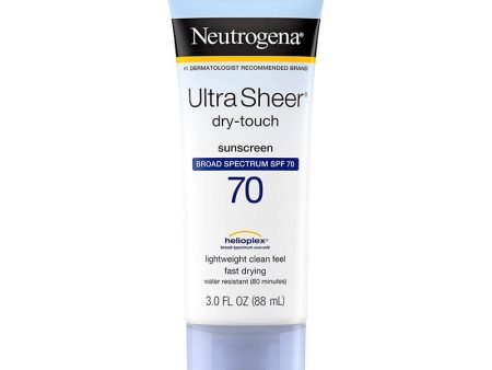 Neutrogena Ultra Sheer Dry-Touch Sunscreen Broad Spectrum Spf 70 88Ml Online