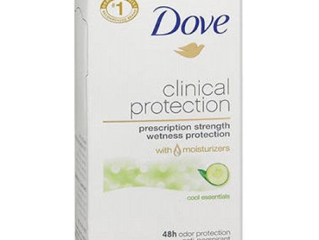 Dove Clinical Protection Antiperspirant And Deodorant Solid Cool Essentials cool essentials 1.7 Oz By Dove Sale