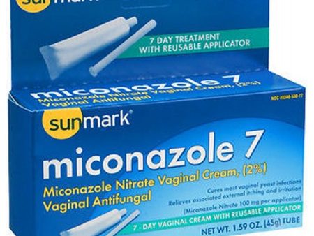 Sunmark Miconazole 7 Vaginal Antifungal Reusable Applicator 1.59 oz By Sunmark For Sale