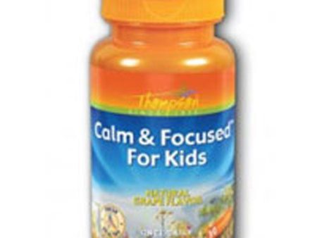 Calm and Focused For Kids Grape 30 Chewables By Thompson Sale