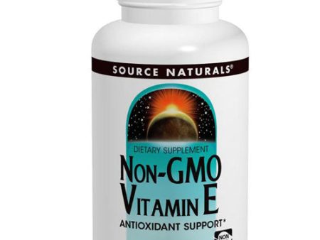 Vitamin E  Non-GMO 120 Tabs By Source Naturals Supply