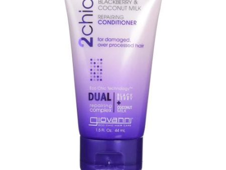 2Chic Blackberry & Coconut Milk Conditioner Travel Size 1.5 Oz By Giovanni Cosmetics Online Sale