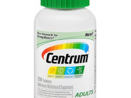 Centrum Multivitamin And Multimineral Supplement Tablets 200 tabs By Centrum For Discount