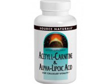 Acetyl L-Carnitine & Alpha-Lipoic Acid 240 tabs By Source Naturals For Cheap