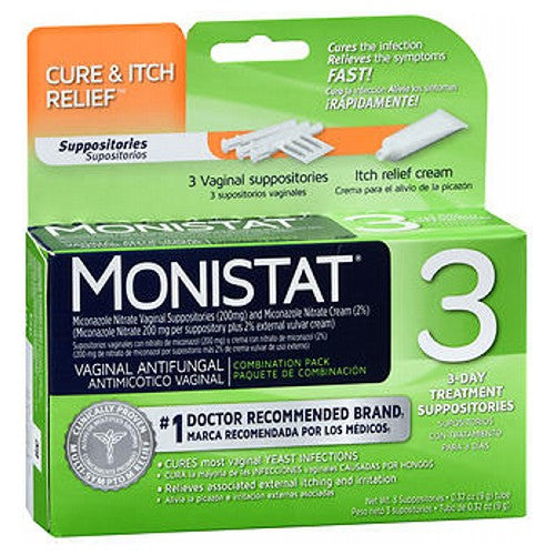 Monistat Combination Pack Disposable Applicators 3 each By Emerson Healthcare Llc Online now