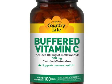 Buffered Vitamin C with Bioflavonoids 100 Tabs By Country Life on Sale