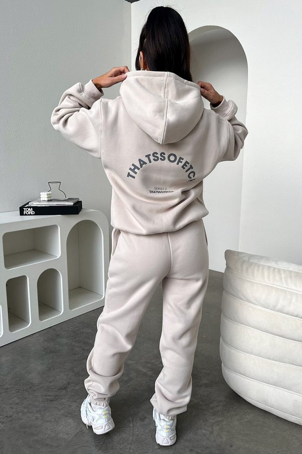 Series 2 Sweatpants - Beige   Charcoal Hot on Sale