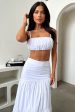 Lateisha Maxi Skirt - White Cheap