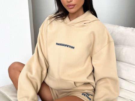 Series 3 Hoodie - Beige For Sale