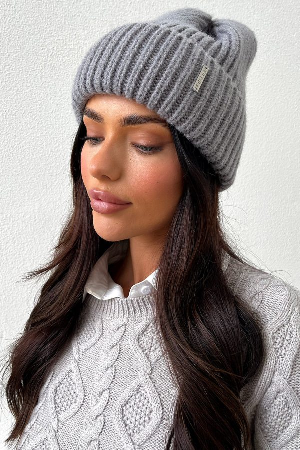 Luna Beanie - Grey For Discount