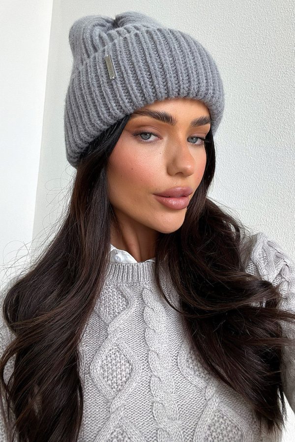 Luna Beanie - Grey For Discount